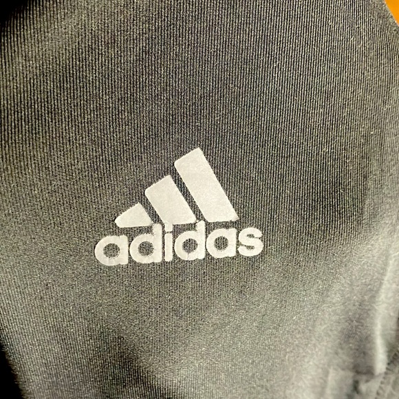 🤍🖤Nike Black W/White Trim Stretchy Leggings/Exercise Pants W/Leg Netting Sz XL - Picture 6 of 7